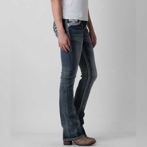 Rock Revival Ligeia Boot Stretch Jean 25x29 - Picture 4 of 13